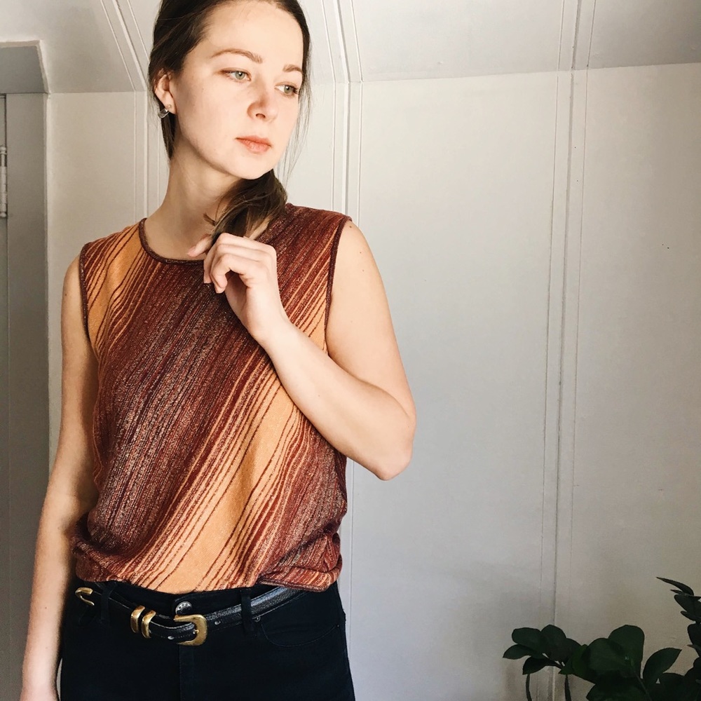 glittery tank